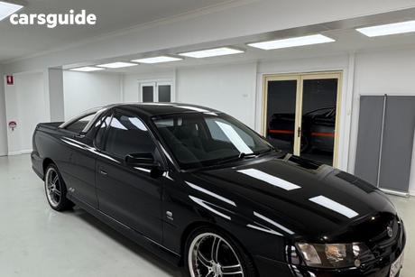 Black 2003 Holden Commodore Utility Ss