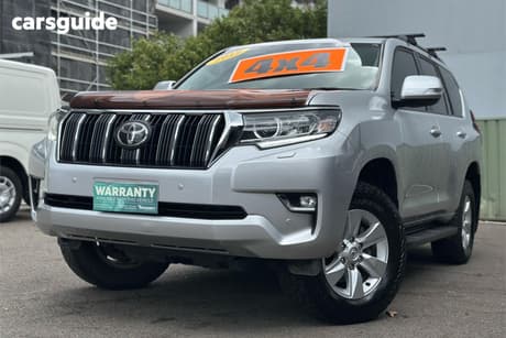 Silver 2019 Toyota Landcruiser Prado Wagon Gxl (Prem Int) (4X4)