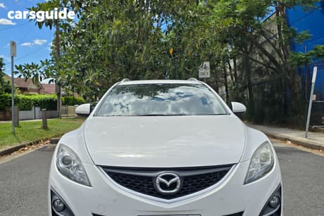 White 2012 Mazda 6 Wagon Touring
