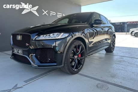 Black 2021 Jaguar F-Pace Wagon Svr (405Kw)