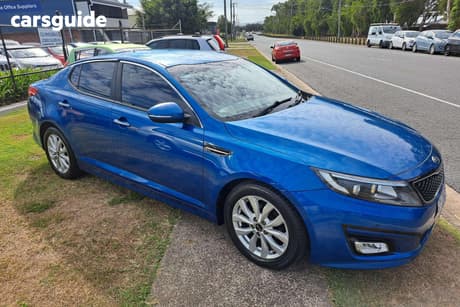 Blue 2014 Kia Optima Sedan Si