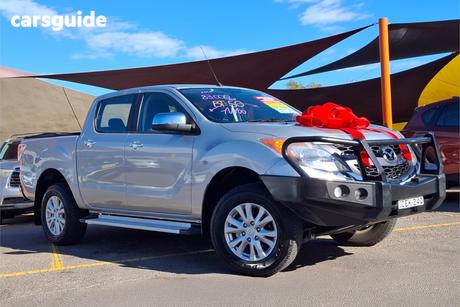Silver 2012 Mazda BT-50 Dual Cab Utility Xtr (4X4)