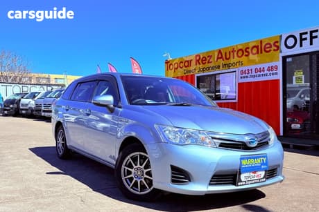 Blue 2013 Toyota Fielder Wagon