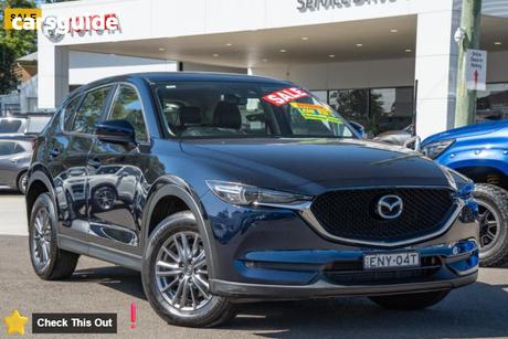Blue 2017 Mazda CX-5 Wagon Touring (4X4)