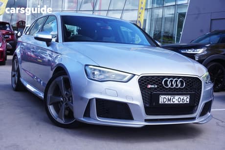 Silver 2016 Audi RS3 Hatchback Sportback Quattro