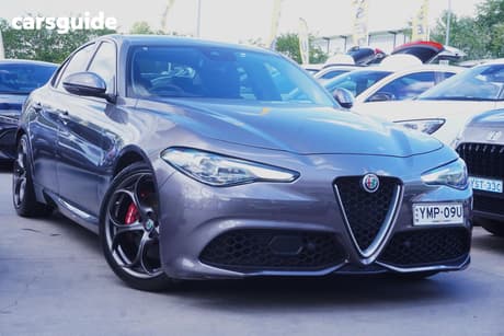 Grey 2019 Alfa Romeo Giulia Sedan Veloce
