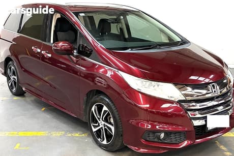 Red 2014 Honda Odyssey Wagon Vti-L