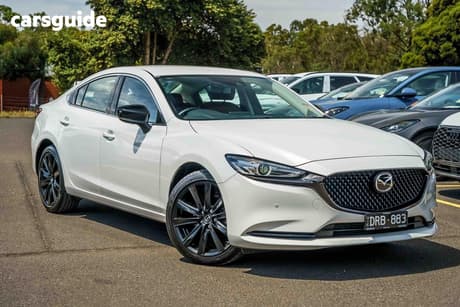 White 2024 Mazda 6 Sedan G35 Gt Sp