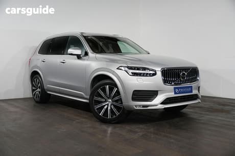 Silver 2023 Volvo XC90 Wagon Ultimate B5 Bright Mhev