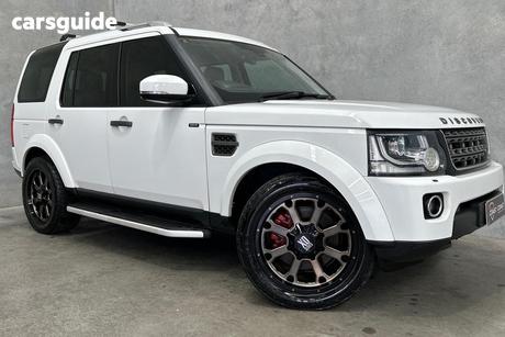 White 2015 Land Rover Discovery 4 Wagon 3.0 Sdv6 Se