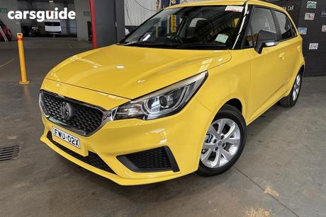 Yellow 2023 MG MG3 Hatchback Core