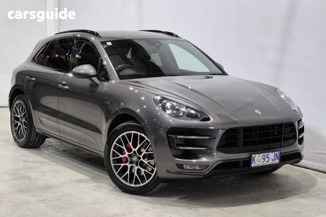 Grey 2017 Porsche Macan Wagon Turbo