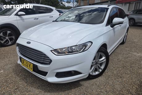 White 2018 Ford Mondeo Wagon Ambiente Tdci