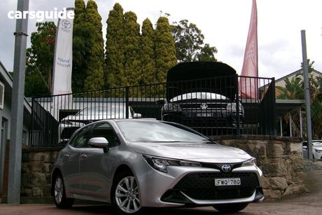 Silver 2024 Toyota Corolla Hatchback Ascent Sport Hybrid