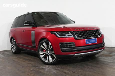 Red 2019 Land Rover Range Rover Wagon Sv A/B Dynamic V8 Sc