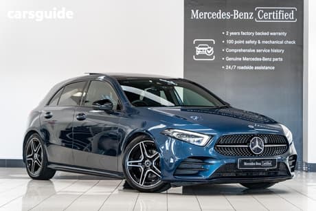 Blue 2019 Mercedes-Benz A180 Hatchback