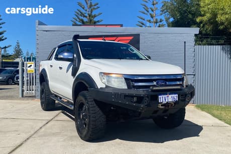 White 2013 Ford Ranger Dual Cab Utility Xlt 3.2 (4X4)
