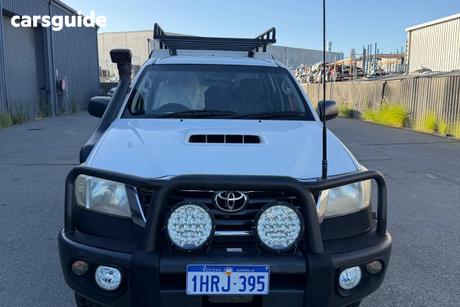 White 2012 Toyota Hilux Dual Cab Pick-up Sr (4X4)