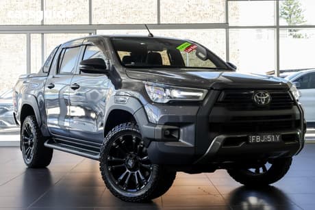 Grey 2021 Toyota Hilux Double Cab Pick Up Rogue (4X4)