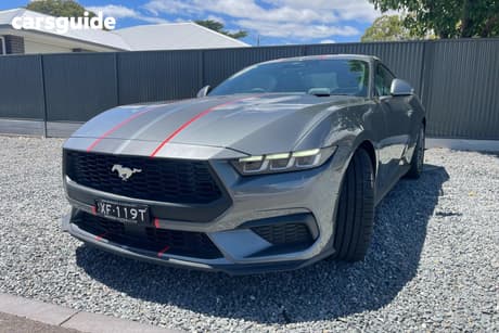 Grey 2025 Ford Mustang Fastback Ecoboost