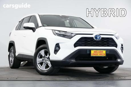 White 2022 Toyota RAV4 Wagon Gx (Awd) Hybrid