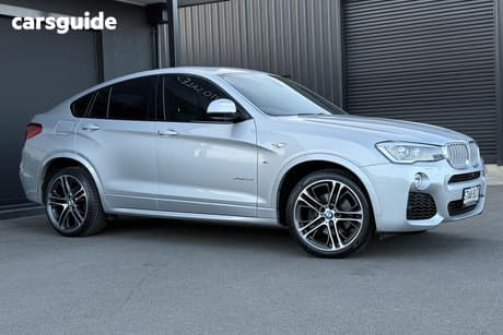 Silver 2015 BMW X4 Coupe Xdrive 35D