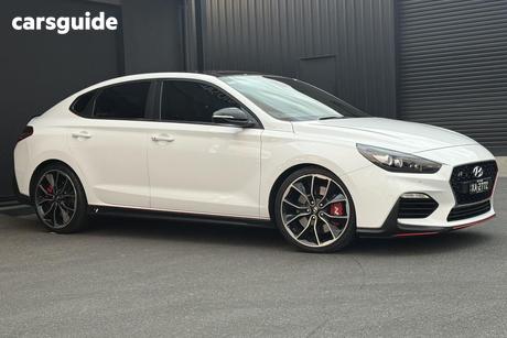 White 2019 Hyundai I30 Fastback Fastback N Performance Lux