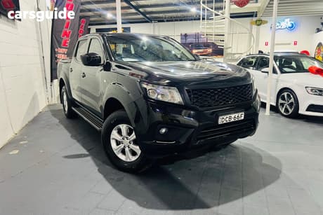 Black 2015 Nissan Navara Dual Cab Utility St (4X4)