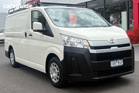 White 2019 Toyota HiAce Van Lwb