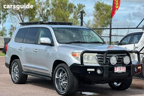 Silver 2013 Toyota Landcruiser Wagon Vx (4X4)