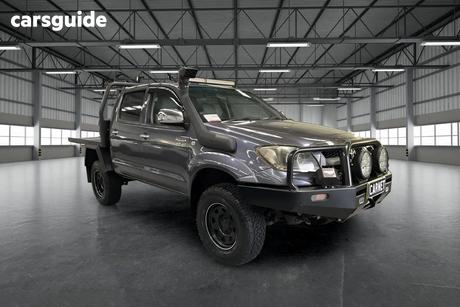 Grey 2010 Toyota Hilux Dual Cab Pick-up Sr (4X4)