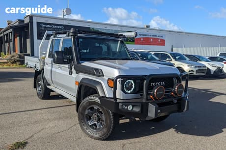 Silver 2025 Toyota Landcruiser Double Cab Chassis Lc79 Gxl + Diff Locks
