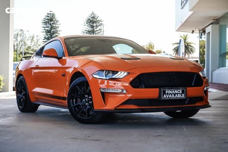 Orange 2021 Ford Mustang Fastback Gt 5.0 V8