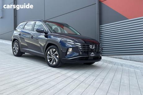 Blue 2021 Hyundai Tucson Wagon Elite (Awd)