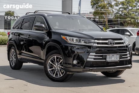 Black 2019 Toyota Kluger Wagon Gxl (4X4)