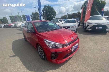 Red 2020 Kia RIO Hatchback Gt-Line