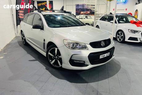 Silver 2016 Holden Commodore Sportswagon Sv6 Black Pack