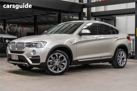 Silver 2016 BMW X4 Coupe Xdrive 20I