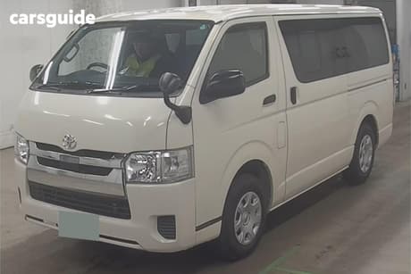 White 2020 Toyota HiAce Van Dx