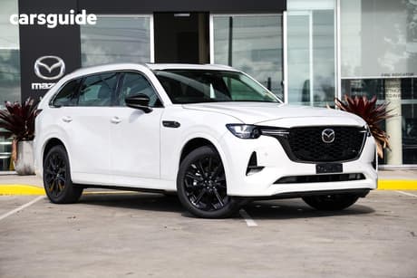 White 2025 Mazda CX-80 Wagon G40E Gt