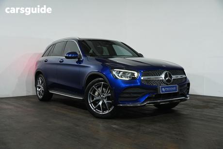 Blue 2019 Mercedes-Benz GLC300 Wagon 4Matic