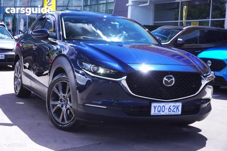 Blue 2022 Mazda CX-30 Wagon G25 Astina (Awd)
