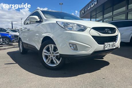 White 2011 Hyundai IX35 Wagon Elite (Awd)