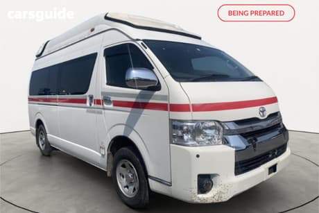 White 2014 Toyota HiAce Commercial TRH226