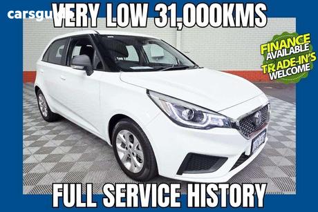 White 2025 MG MG3 Hatchback Excite