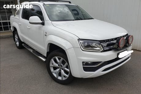 White 2017 Volkswagen Amarok Dual Cab Utility V6 Tdi 550 Ultimate