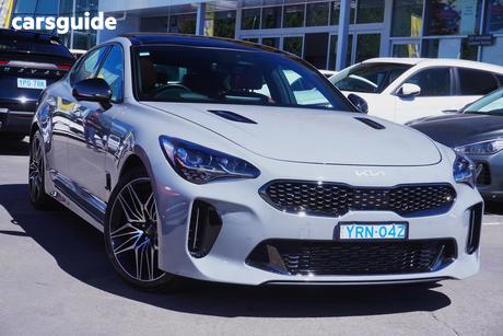 Grey 2023 Kia Stinger Sedan 3.3 Gt (Black Leather)