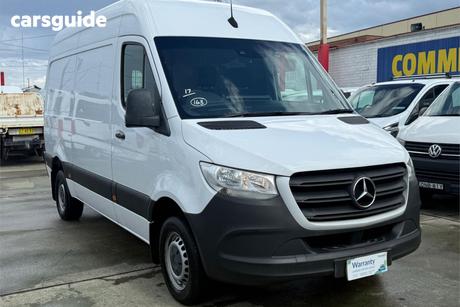 White 2020 Mercedes-Benz Sprinter Van 414Cdi Vs30 Mwb Rwd