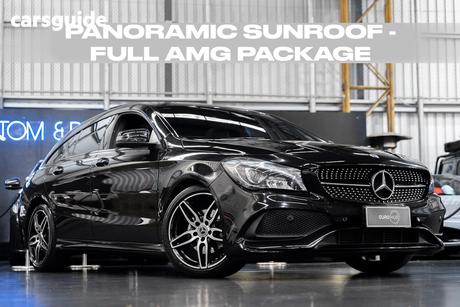 Black 2018 Mercedes-Benz CLA200 Wagon Shooting Brake
