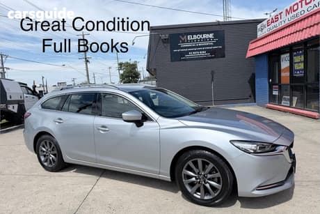Silver 2019 Mazda 6 Wagon Touring